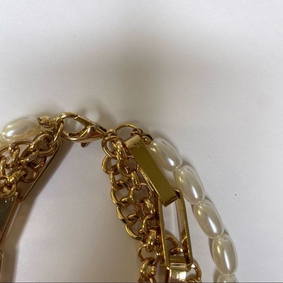 Steve Madden multi layer gold necklace NWT - Picture 7 of 7